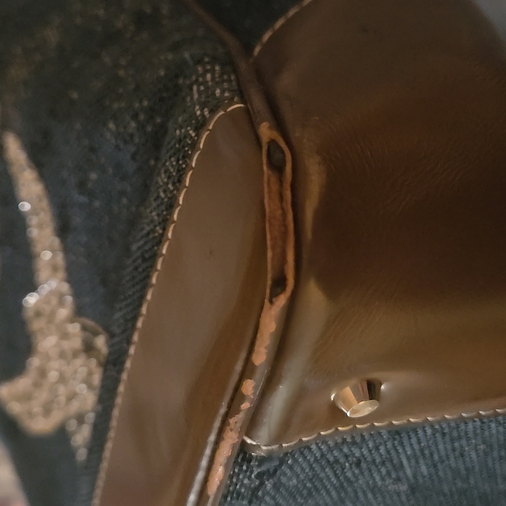 MCM Denim Shoulder Bag - Picture 8 of 16